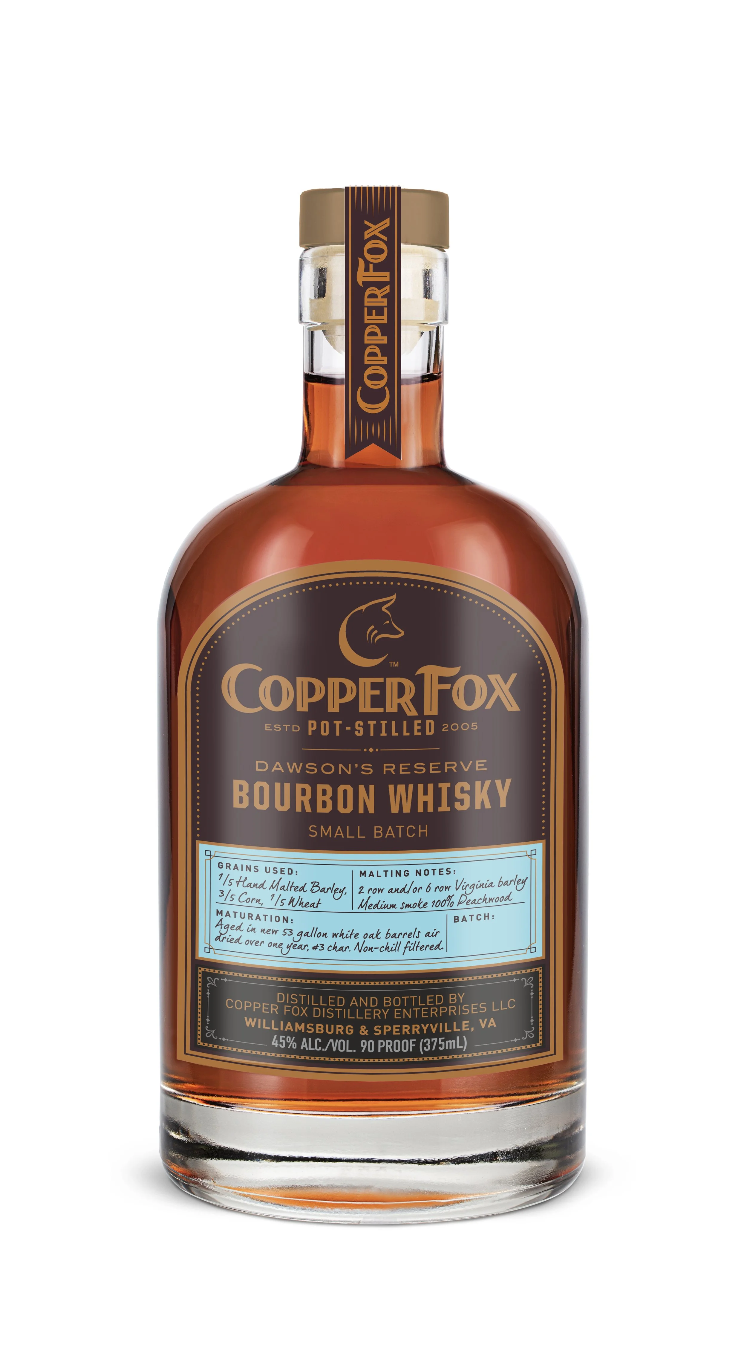 Copper Fox Distillery — Bourbon Copper Fox Distillery — Bourbon